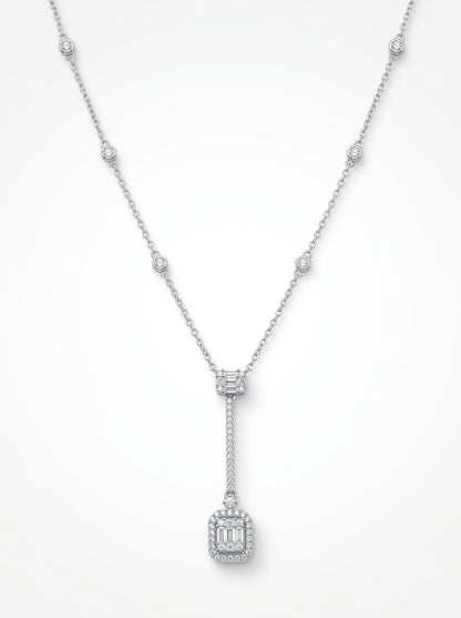 Falling Light Lariat Necklace