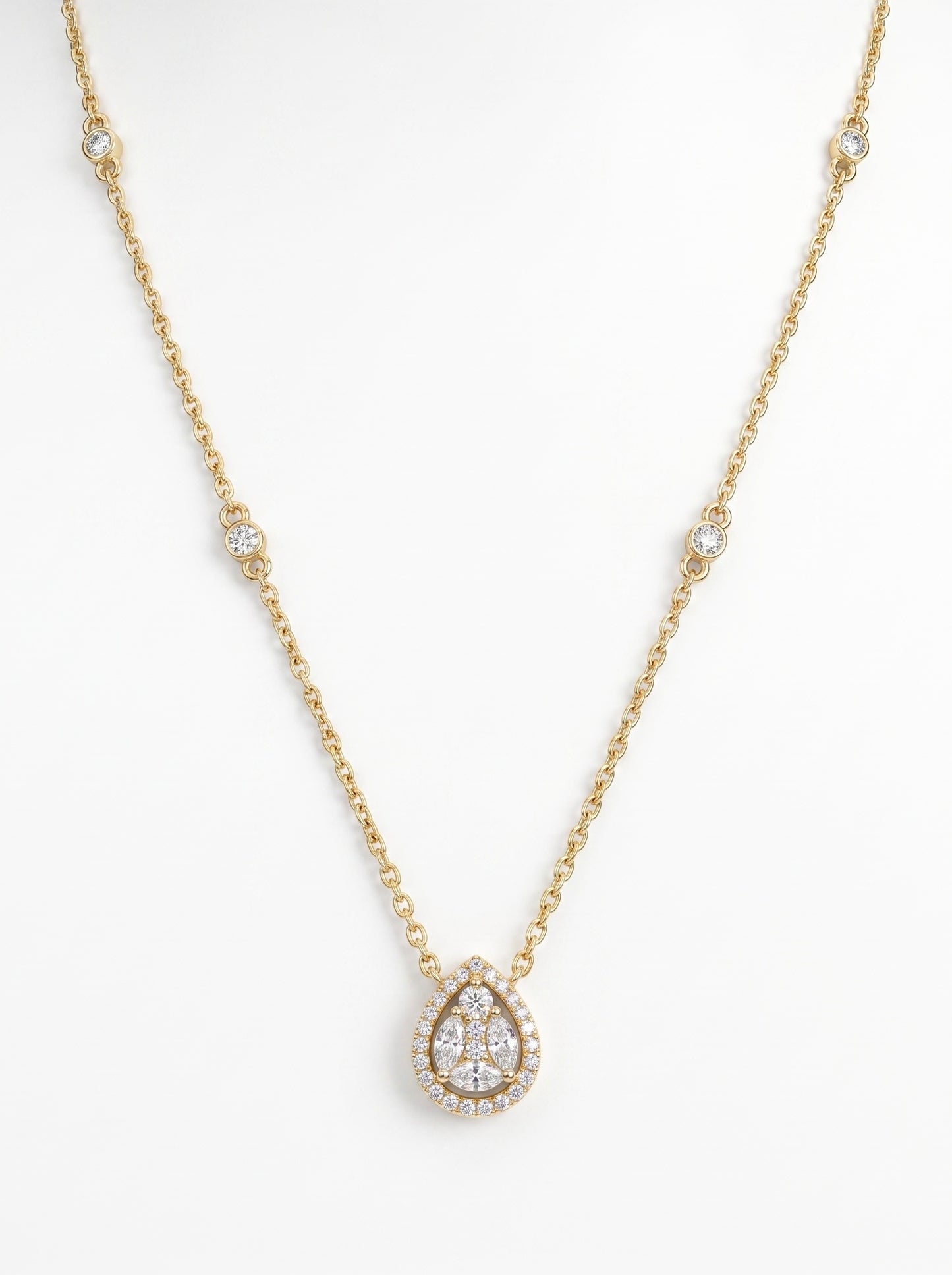 Swan Lake Gold Plated Necklace