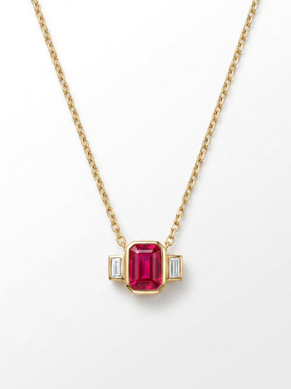 Ruby Essence Necklace