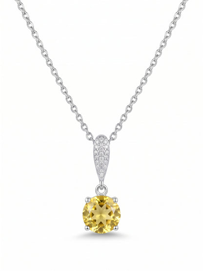 Eternity Citrine Necklace
