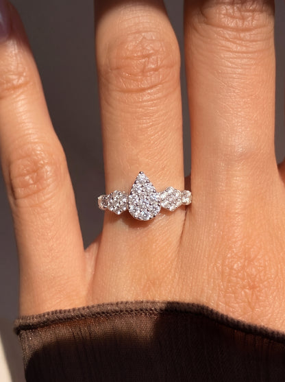 Pear Radiance Ring