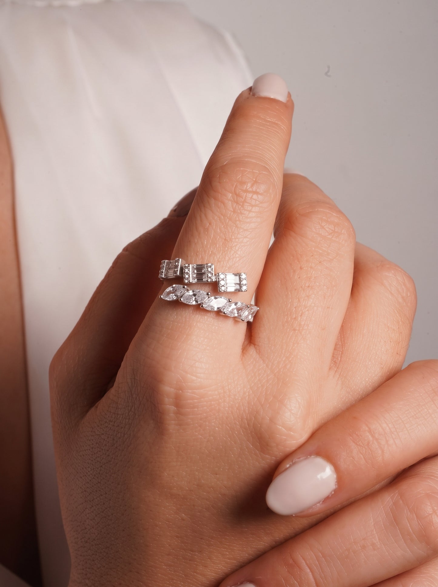 Luxe Stack Adjustable Ring