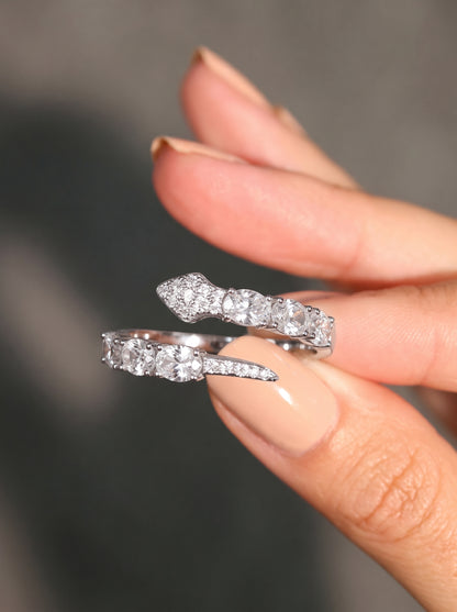 Snake Embrace Adjustable Ring