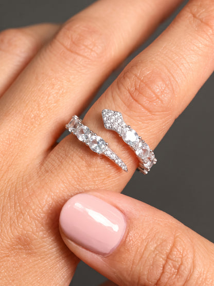 Snake Embrace Adjustable Ring
