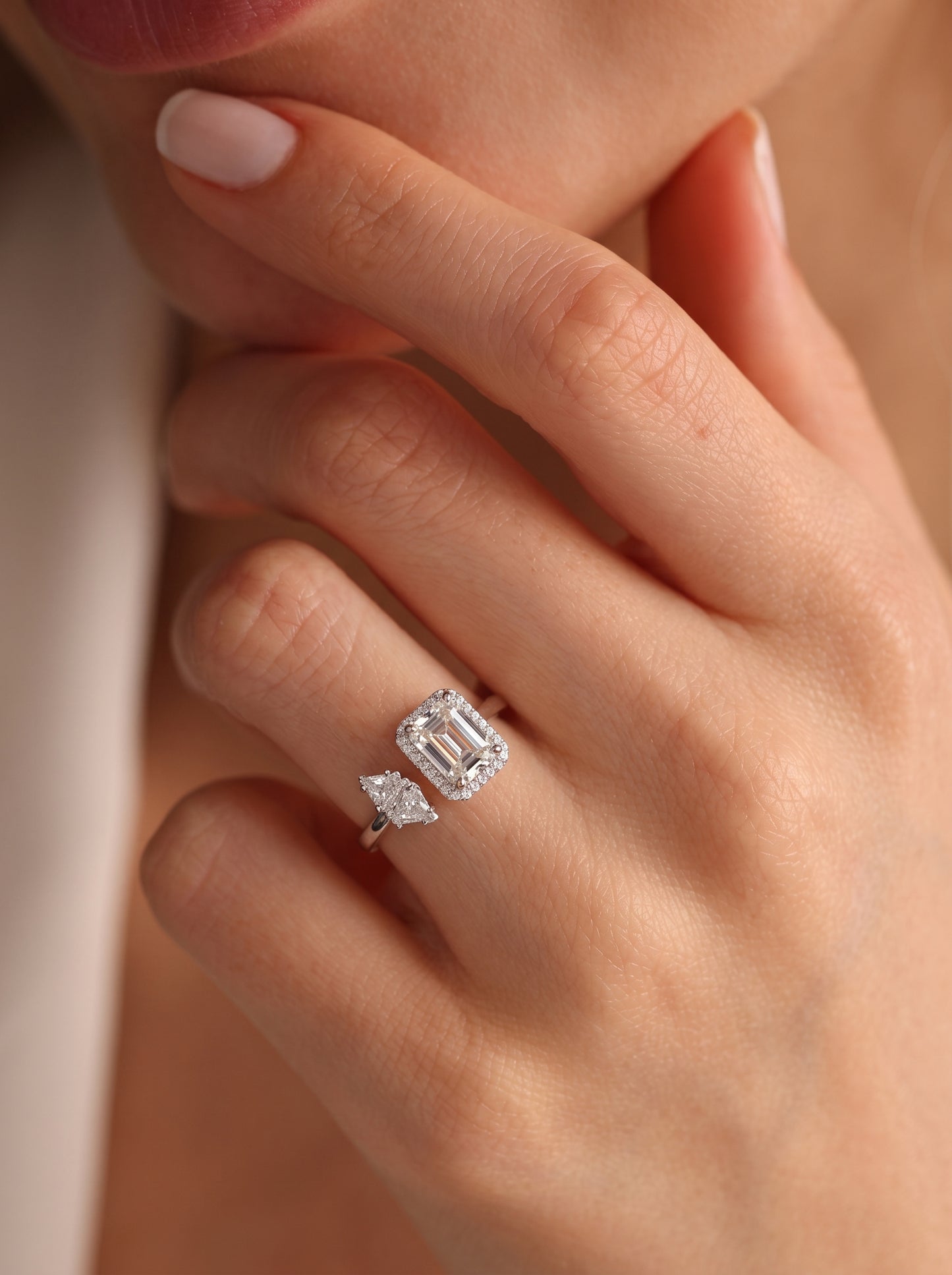 Signature Marquise Adjustable Ring