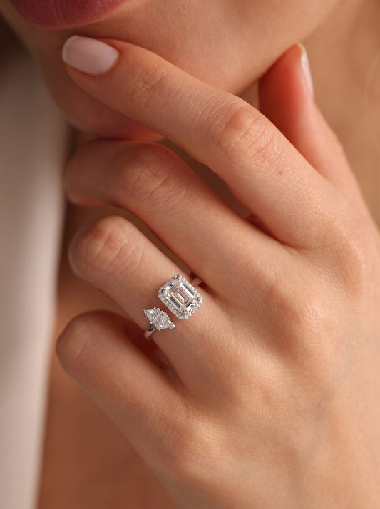 Signature Marquise Adjustable Ring