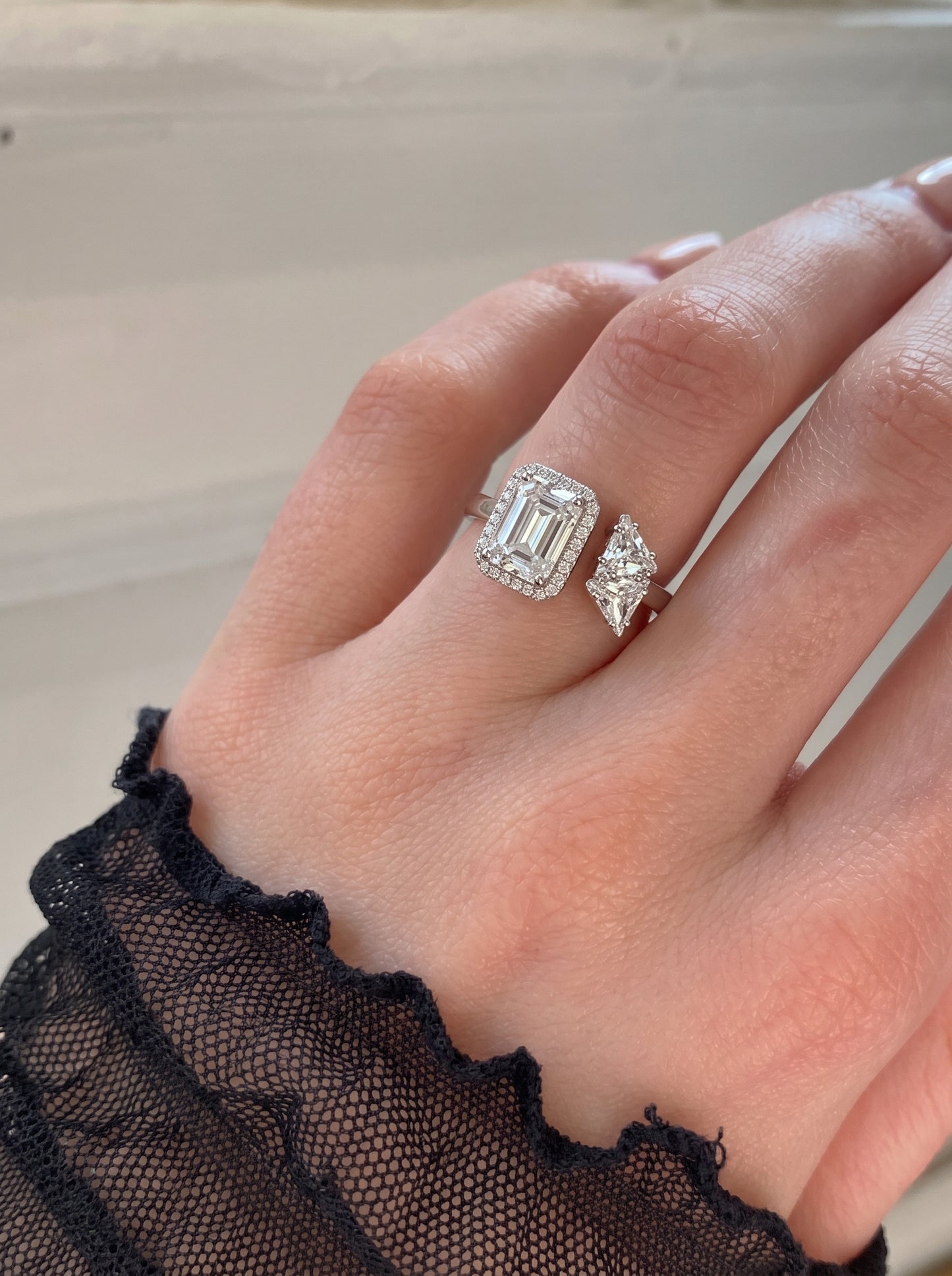 Signature Marquise Adjustable Ring