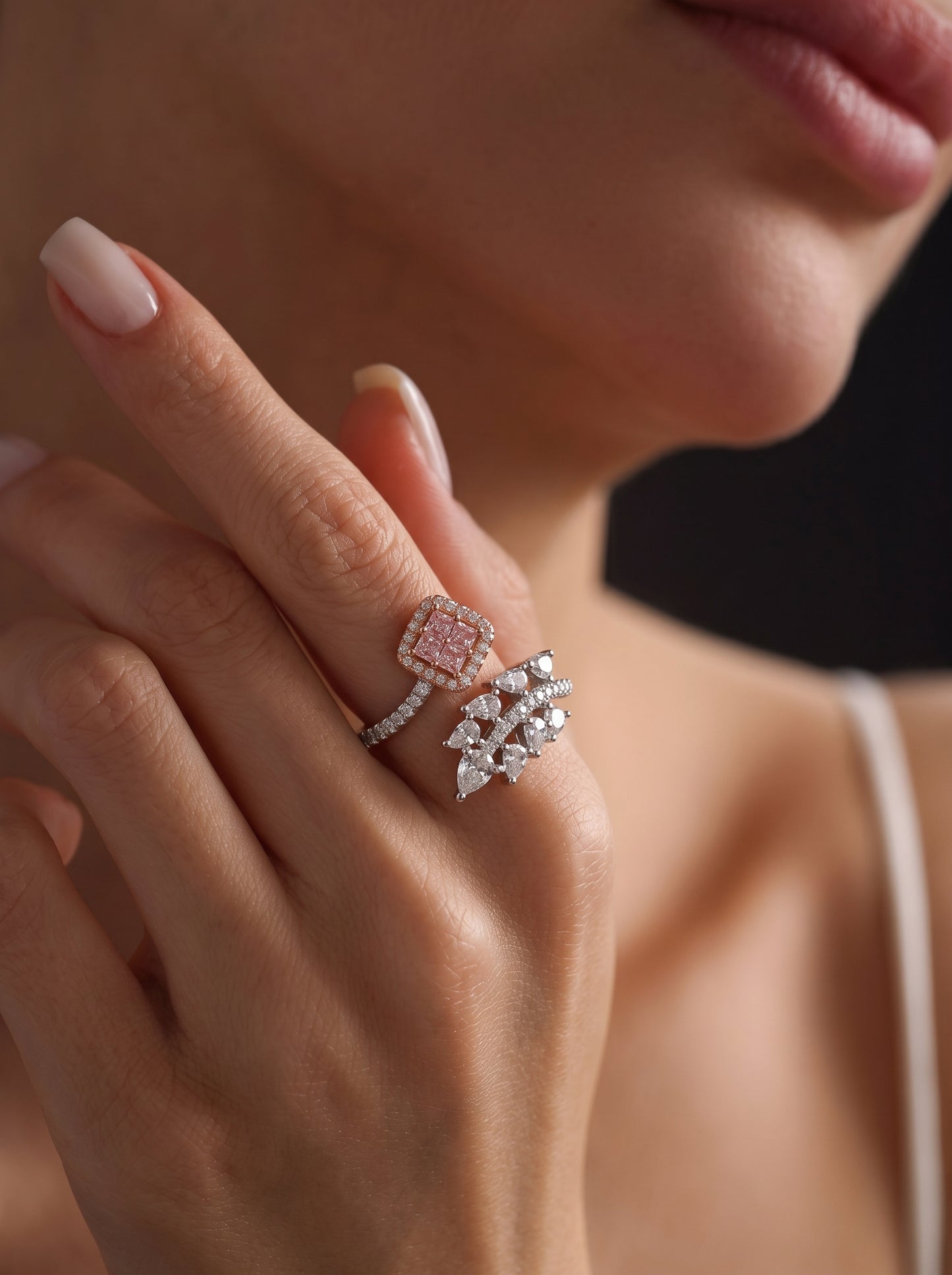 Rosé Radiance Ring