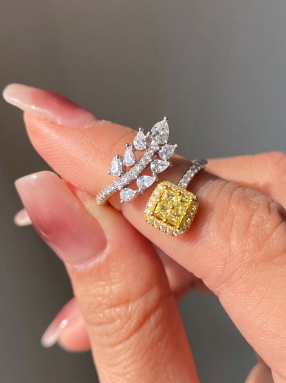 Lemonade Radiance Adjustable Ring