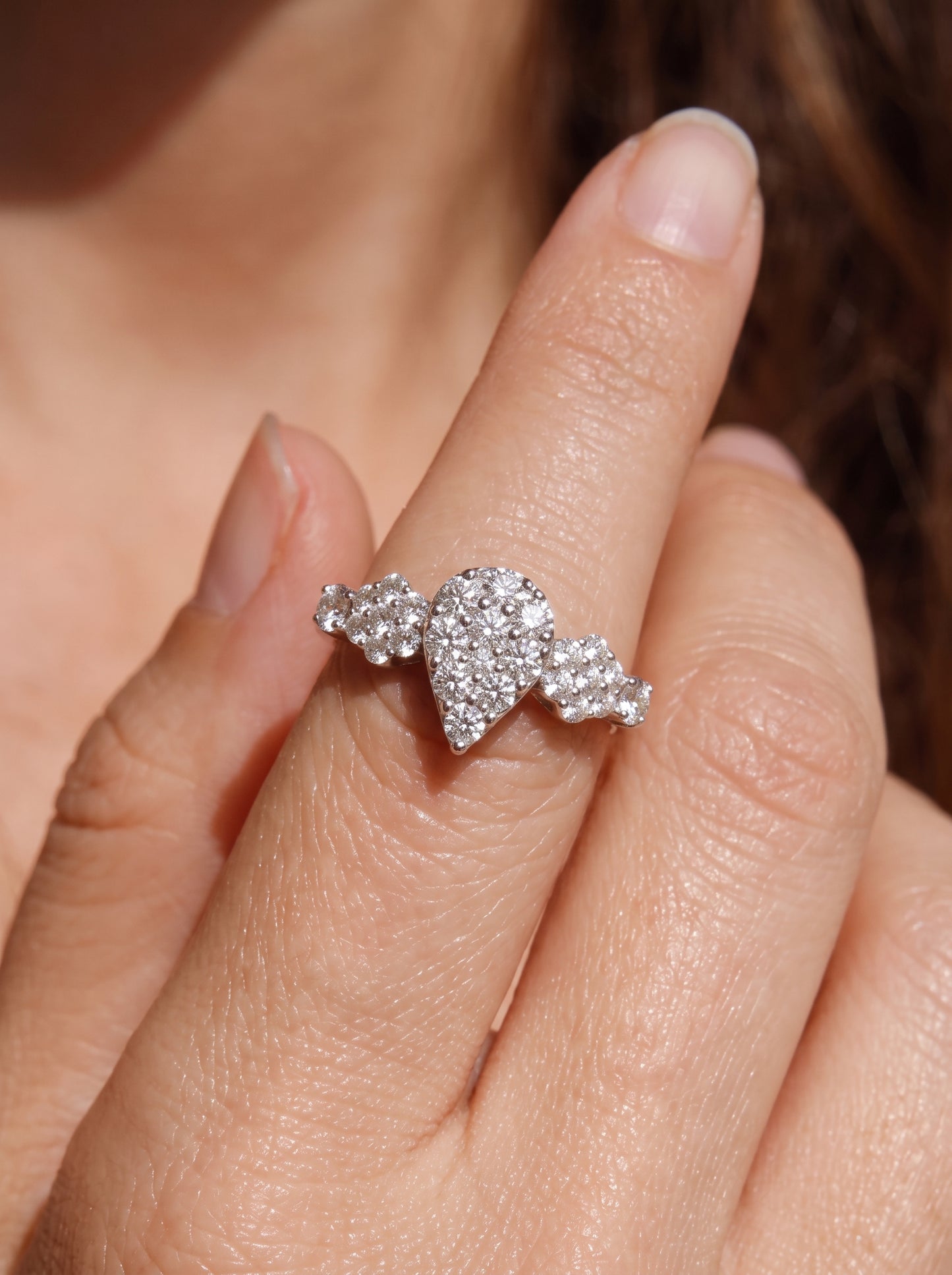 Pear Radiance Ring