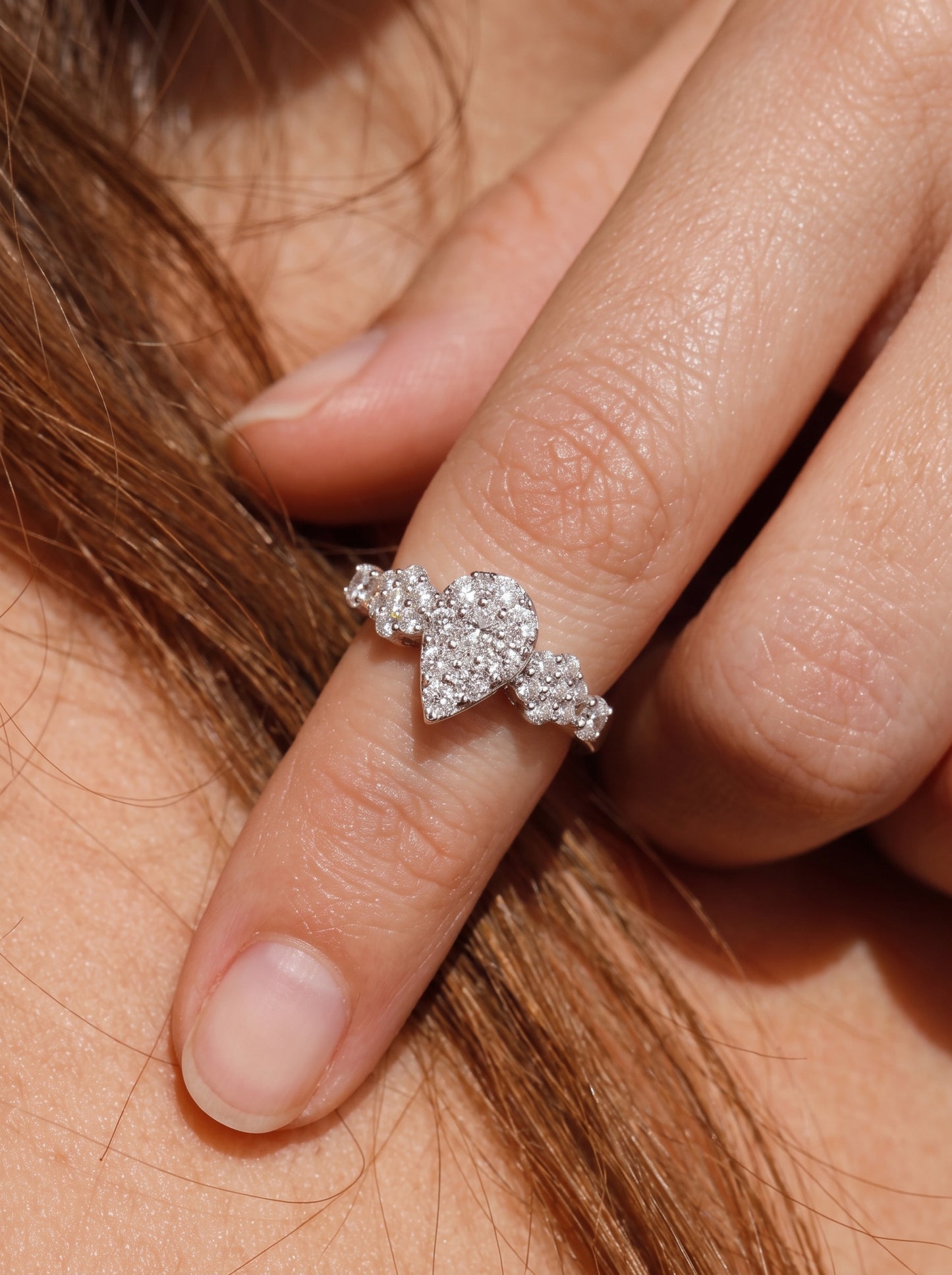 Pear Radiance Ring