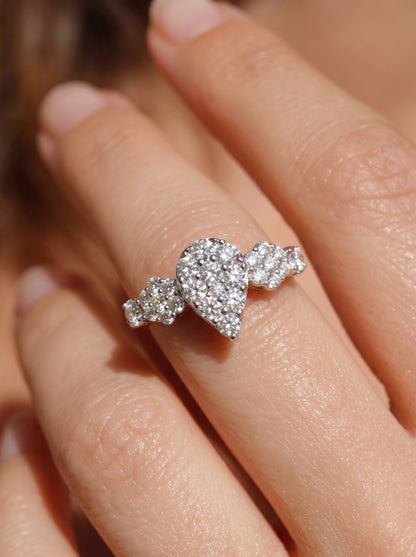 Pear Radiance Ring