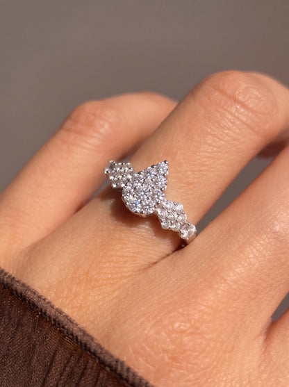 Pear Radiance Ring