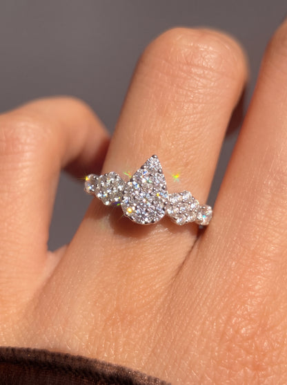 Pear Radiance Ring