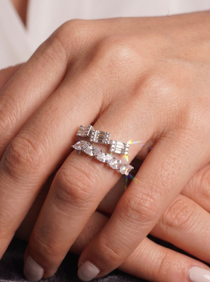 Luxe Stack Adjustable Ring