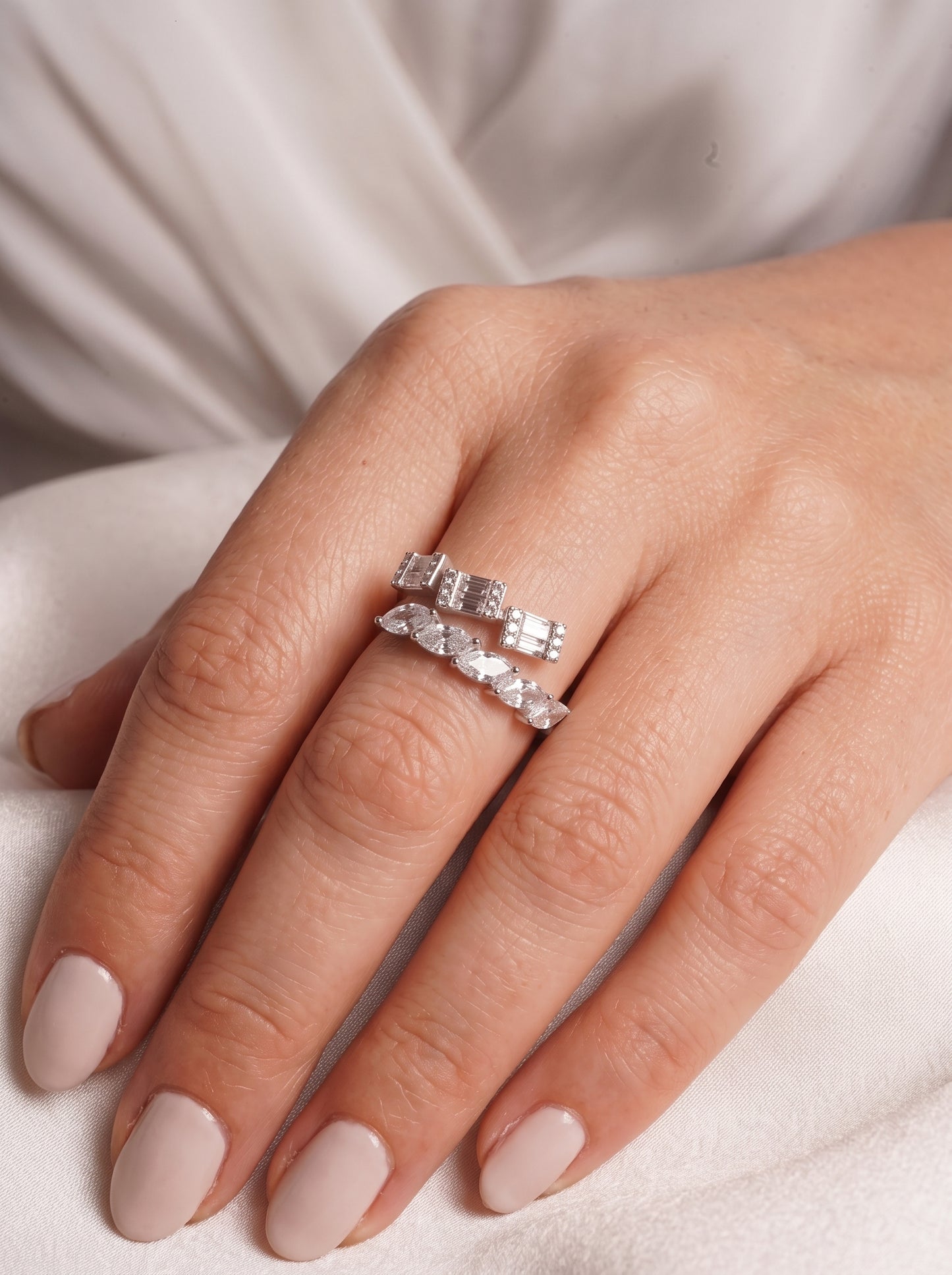 Luxe Stack Adjustable Ring