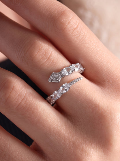 Snake Embrace Adjustable Ring