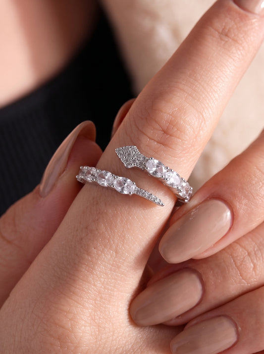 Snake Embrace Adjustable Ring