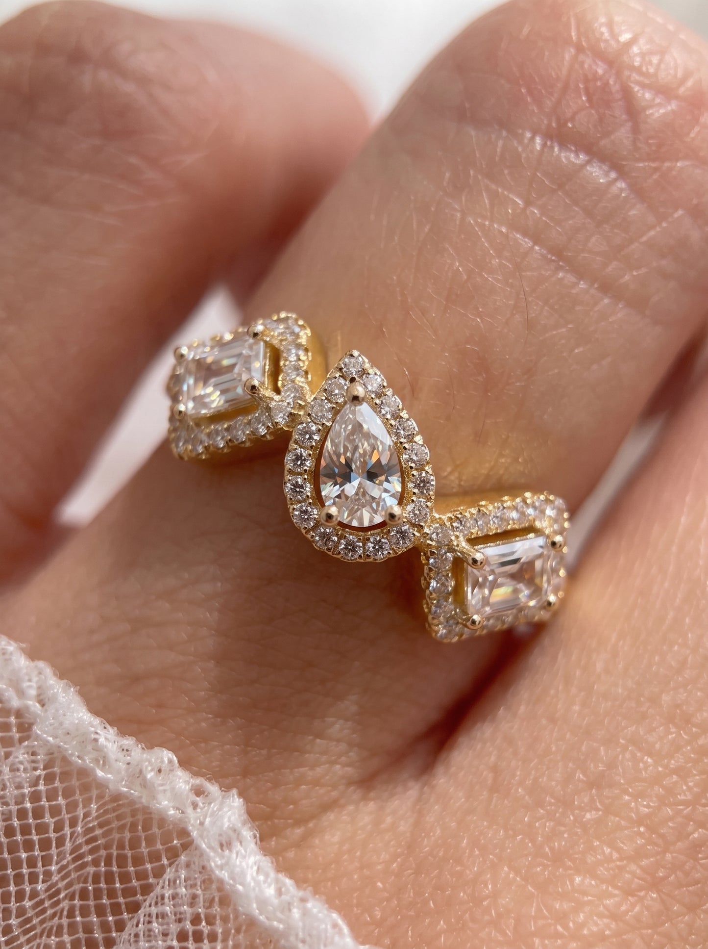 Trinity Ring Gold Plated