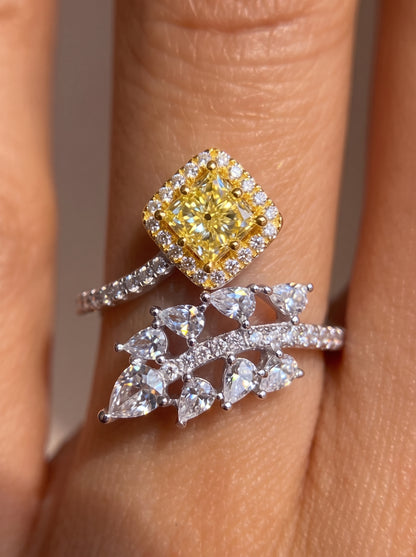 Lemonade Radiance Adjustable Ring