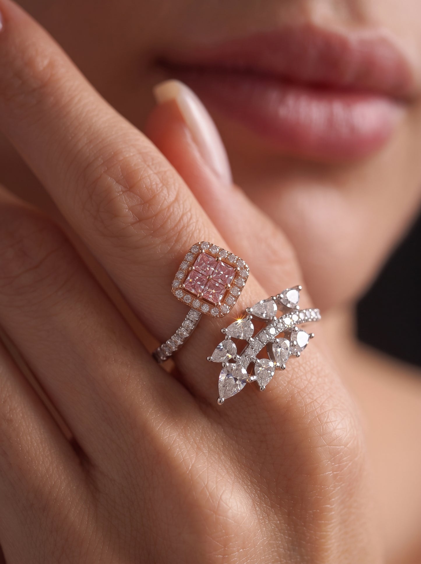 Rosé Radiance Ring