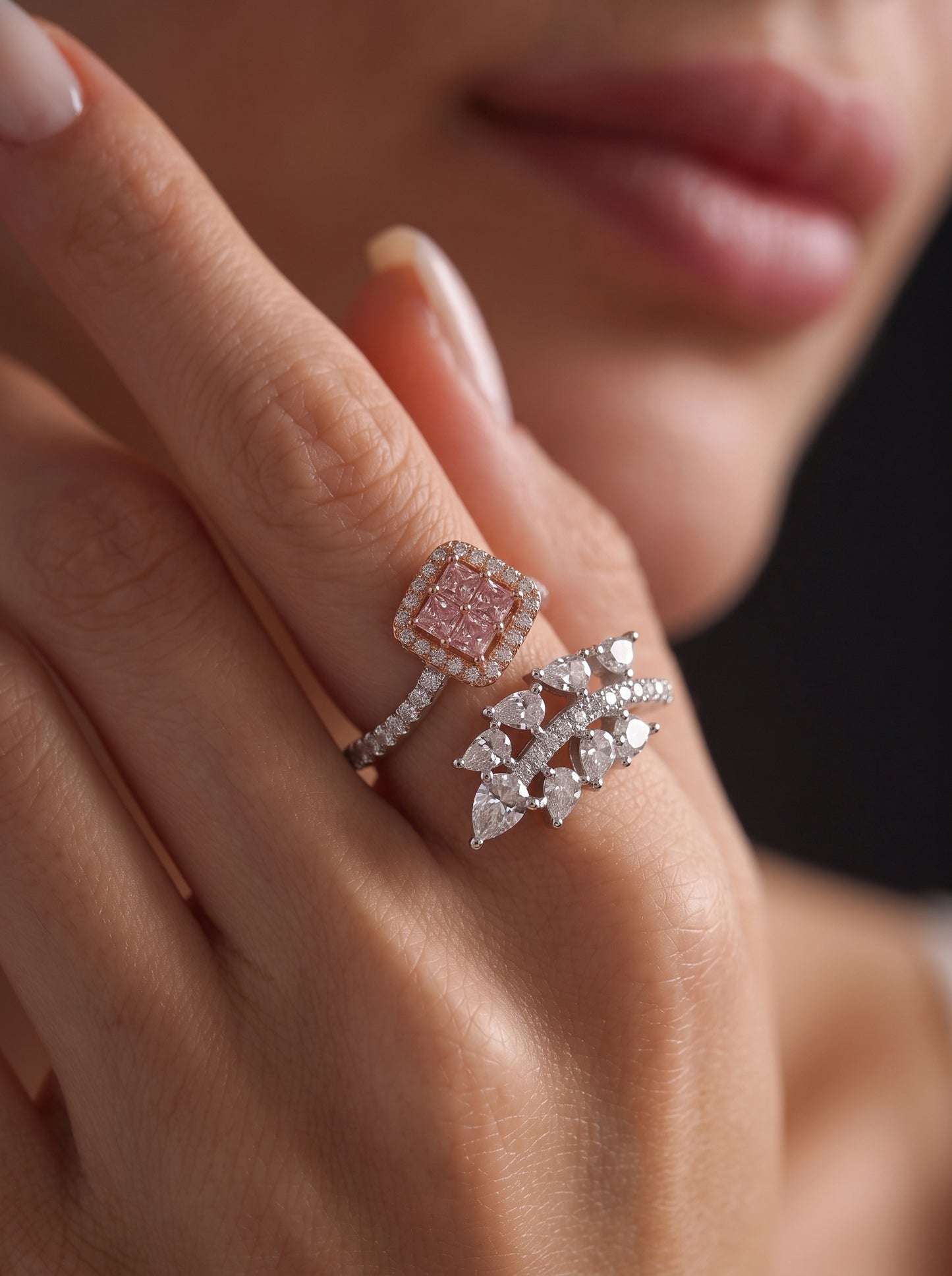 Rosé Radiance Ring