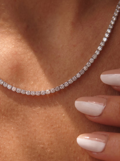 Tennis Necklace 1mm