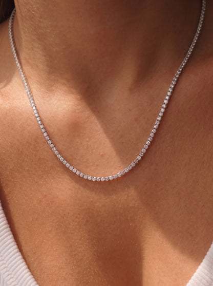 Tennis Necklace 1mm
