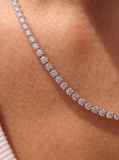 Tennis Necklace 1mm