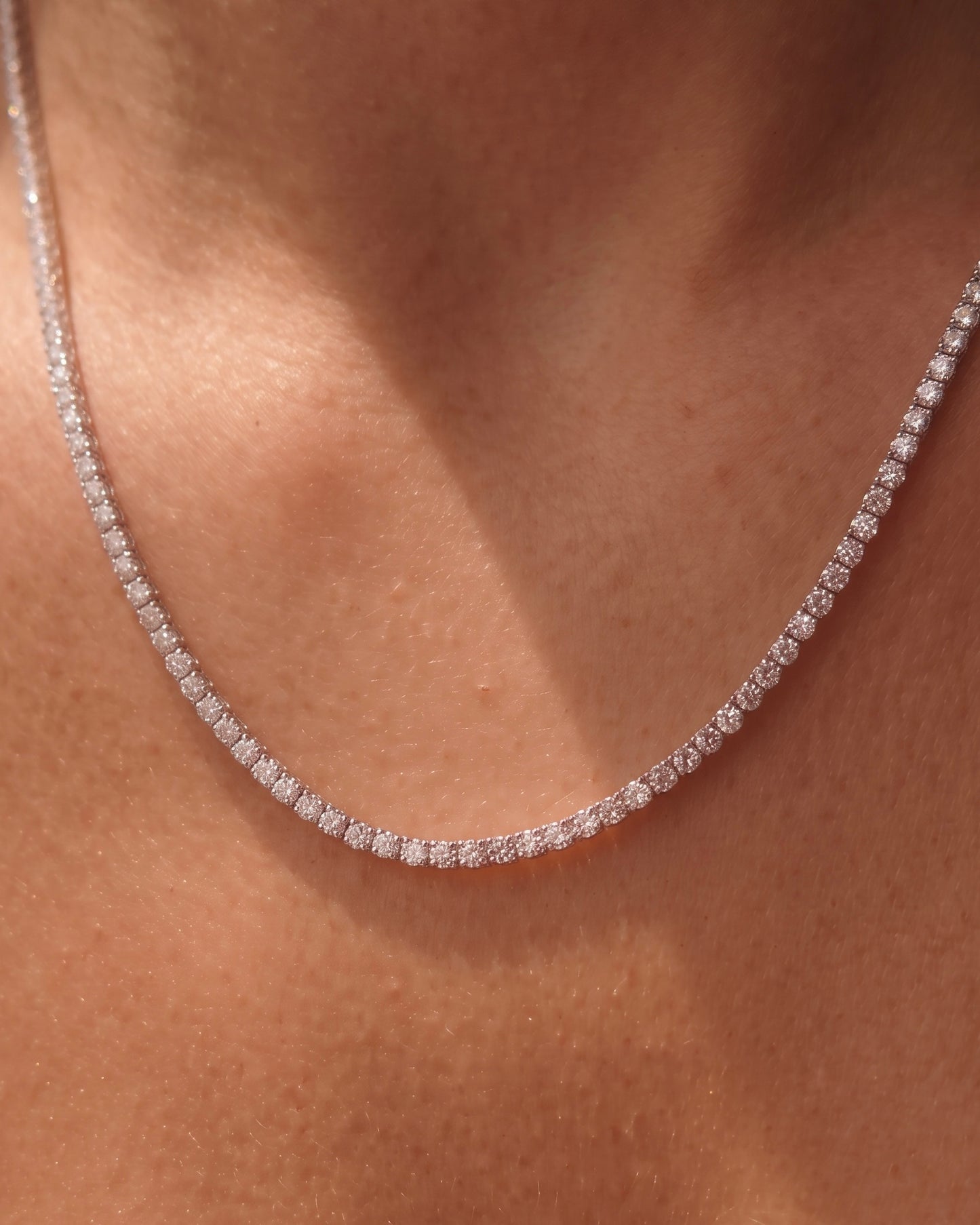 Tennis Necklace 1mm