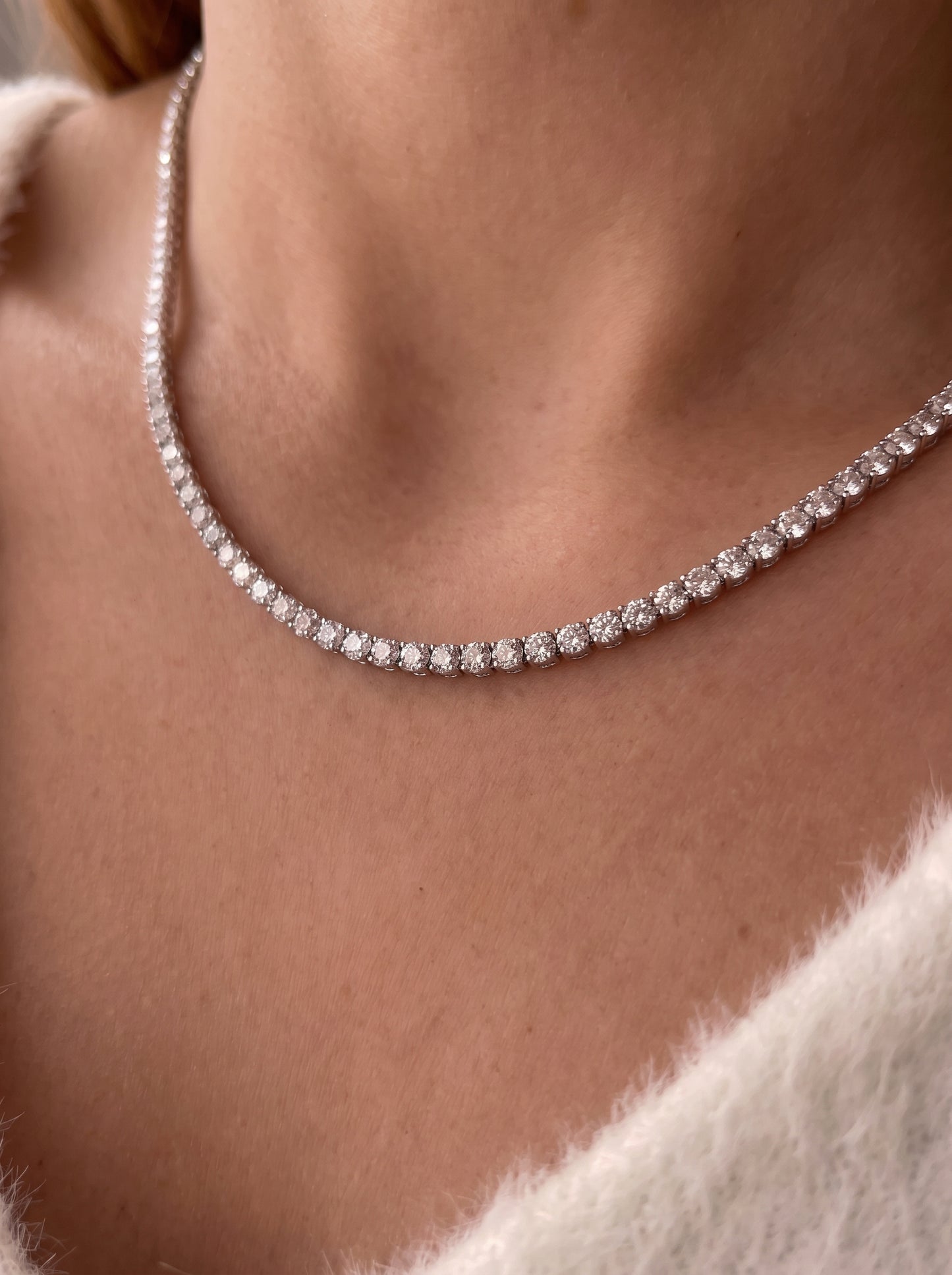 Tennis Necklace 2mm