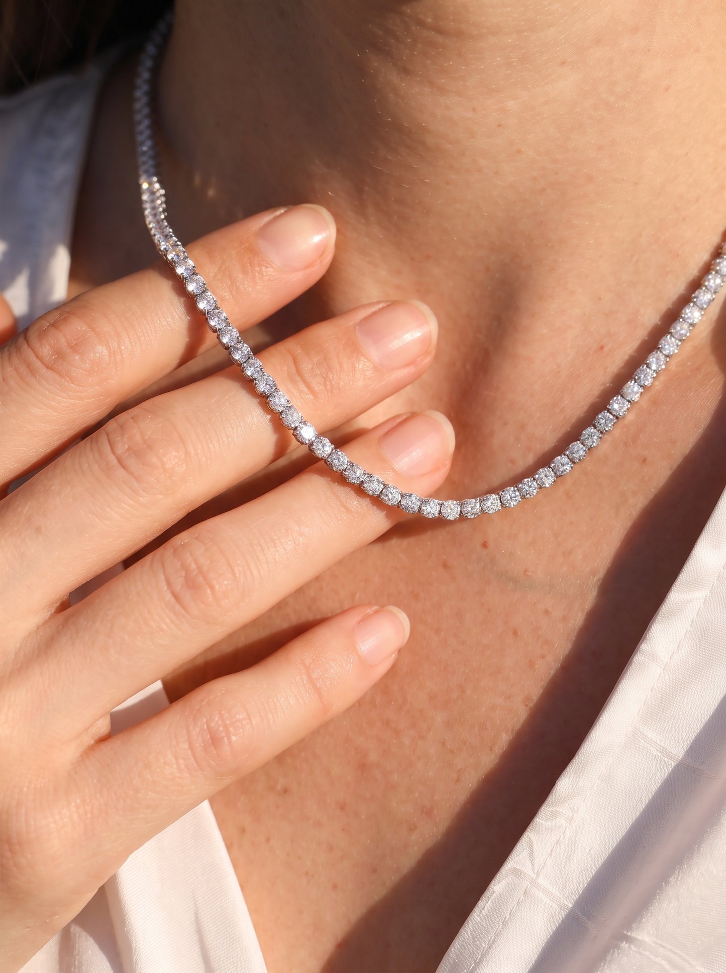 Tennis Necklace 2mm