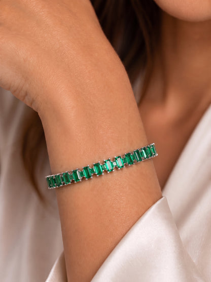 Fancy Emerald Bracelet