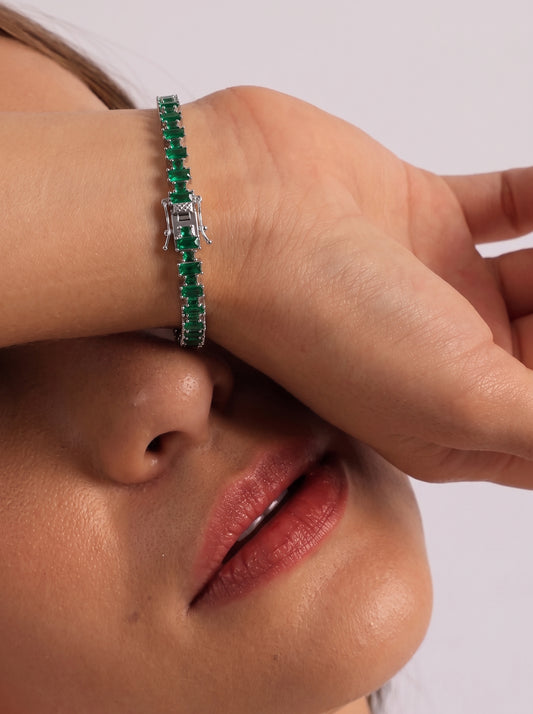 Fancy Emerald Bracelet