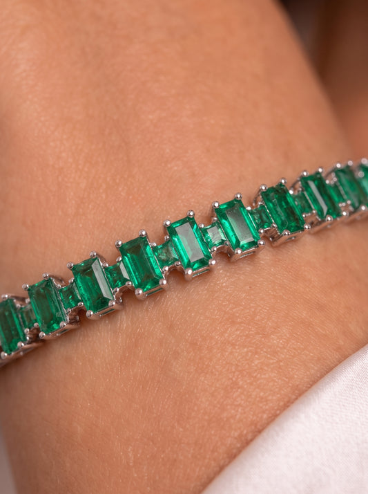 Fancy Emerald Bracelet