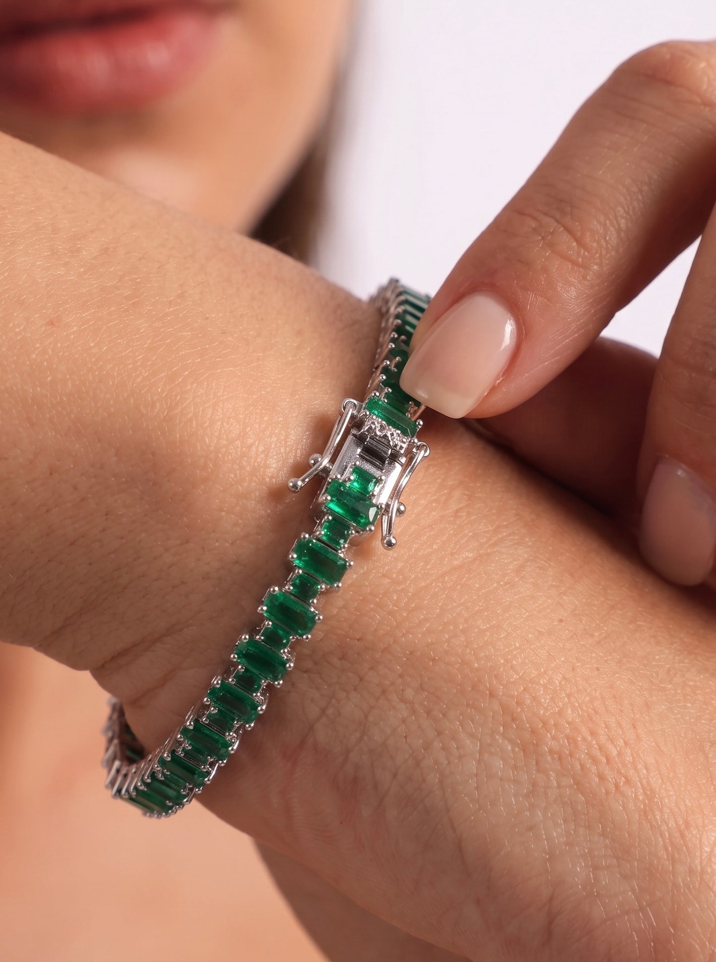 Fancy Emerald Bracelet