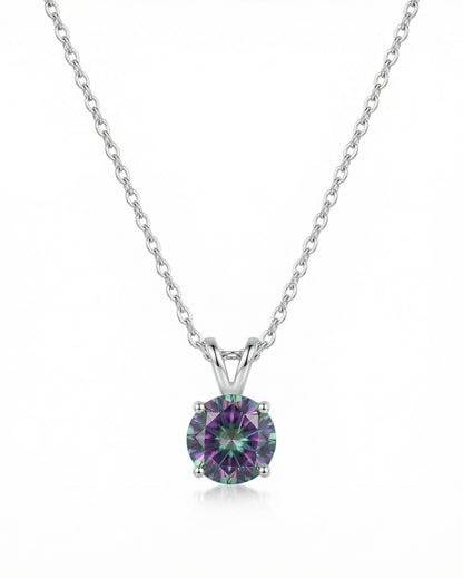 Squared Topaz Stone Necklace