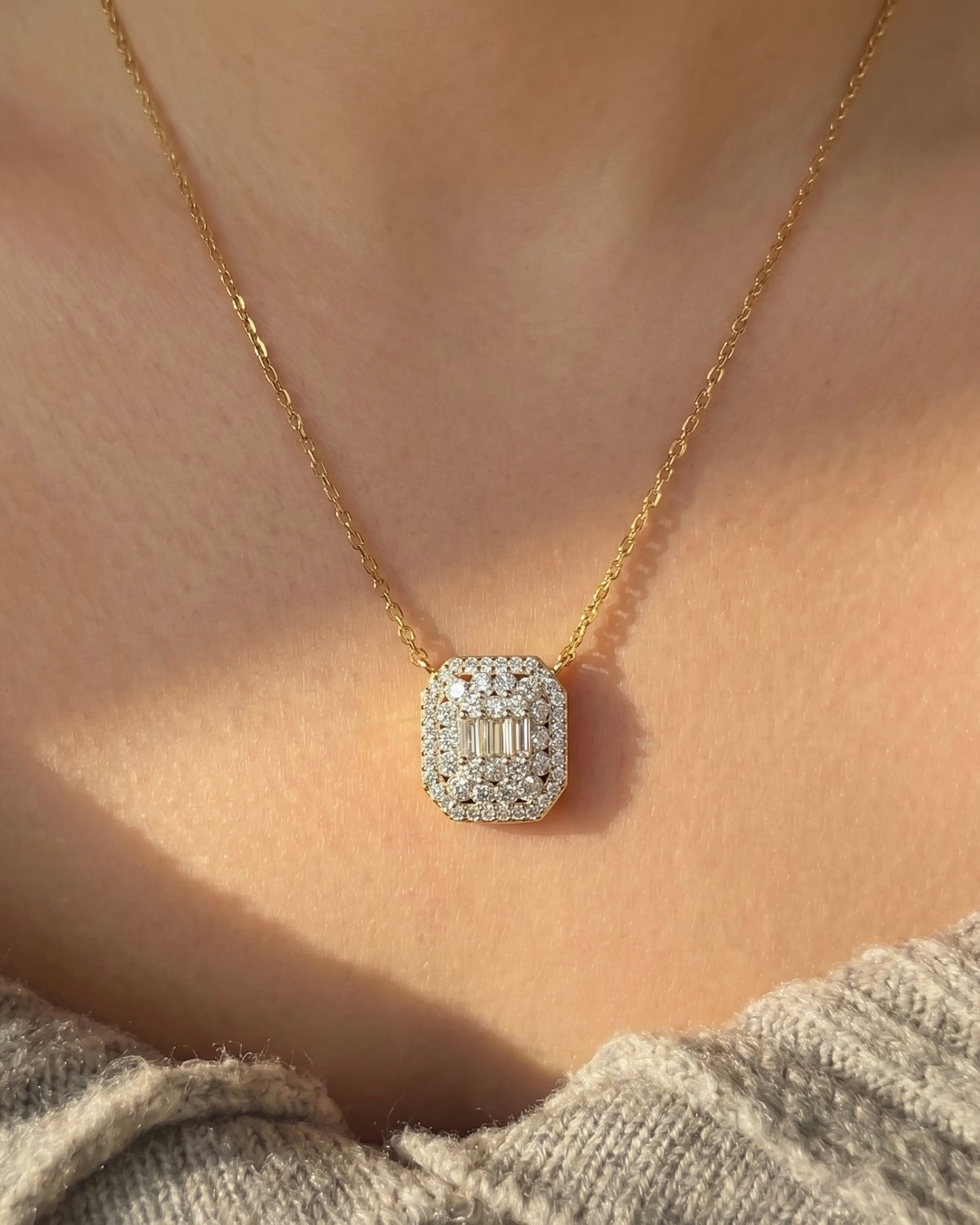 AURA NECKLACE Gold Plated