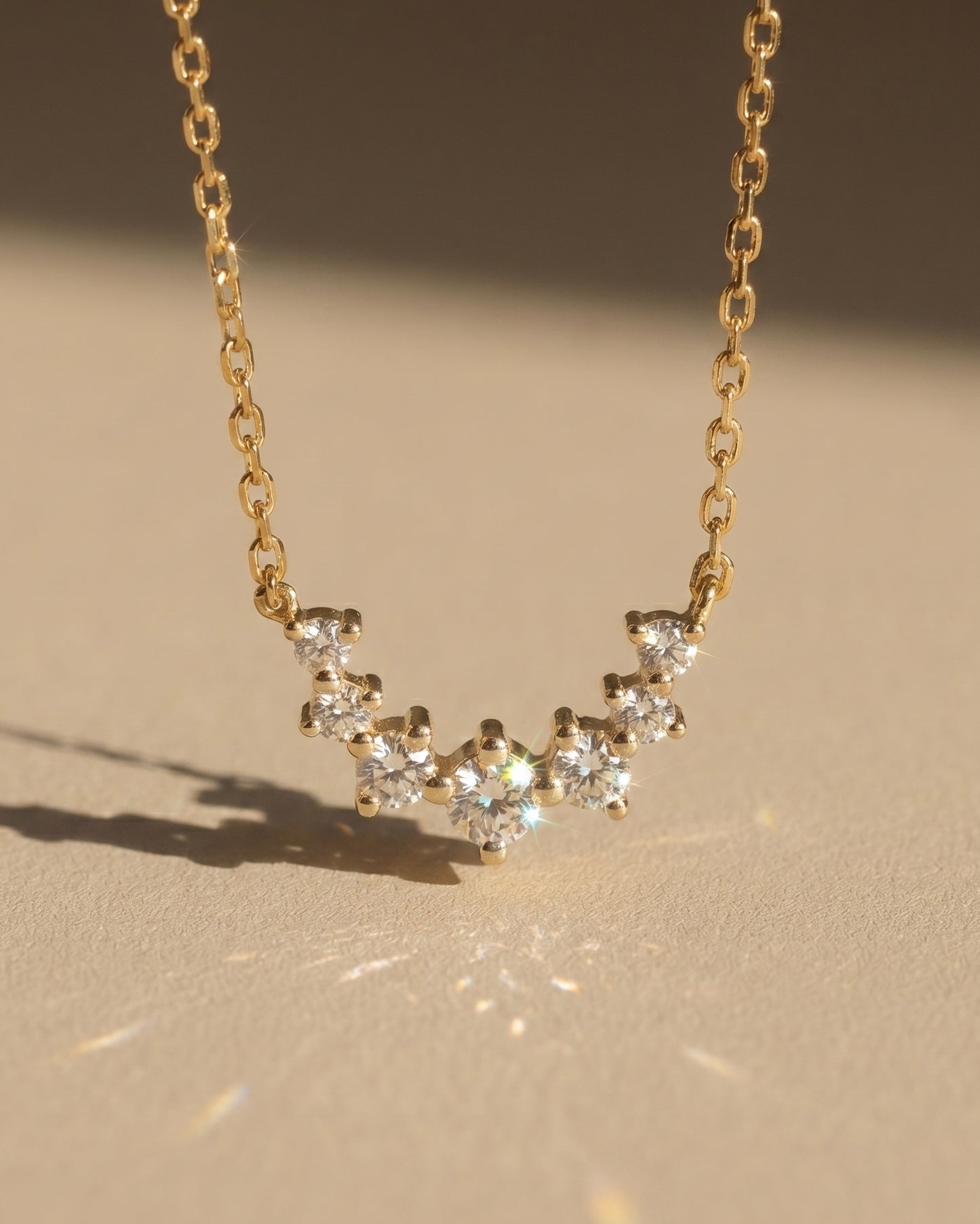 Starlight Flow Necklace Gold Plated