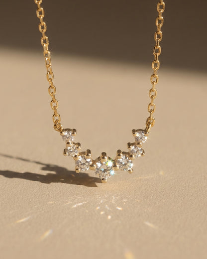 Starlight Flow Necklace Gold Plated