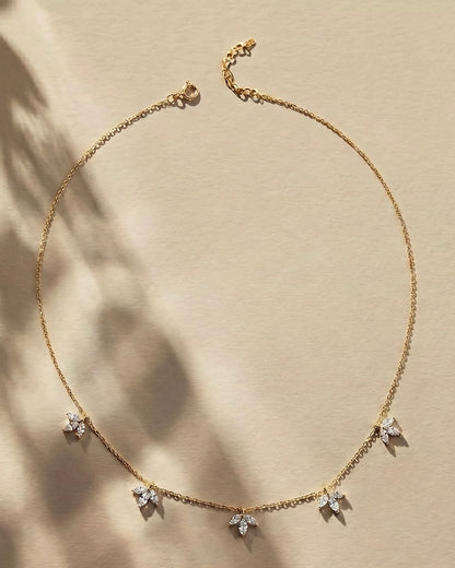Butterflies Choker Gold Plated
