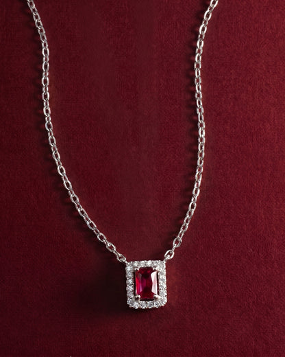 Red Glam Ruby Necklace