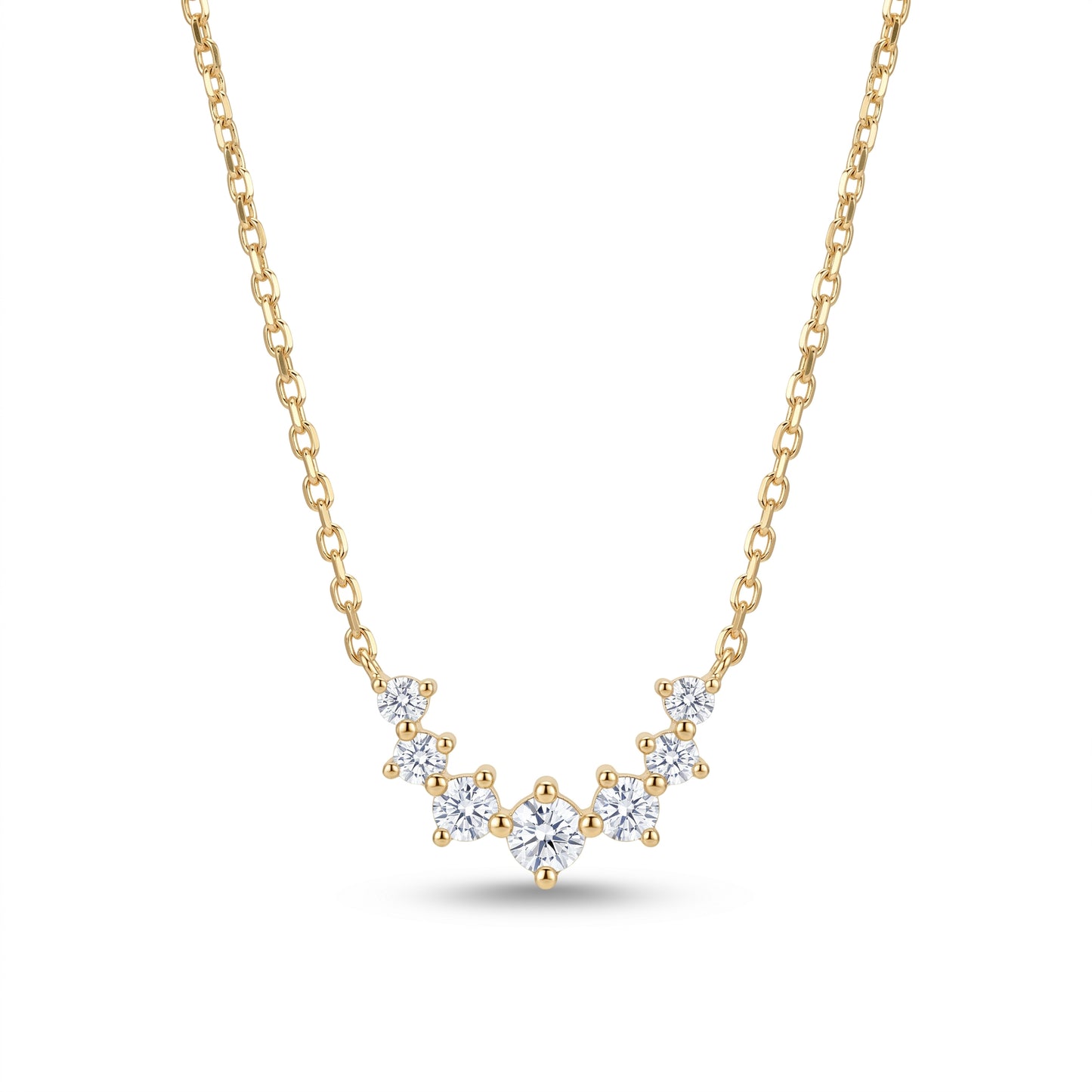 Starlight Flow Necklace Gold Plated