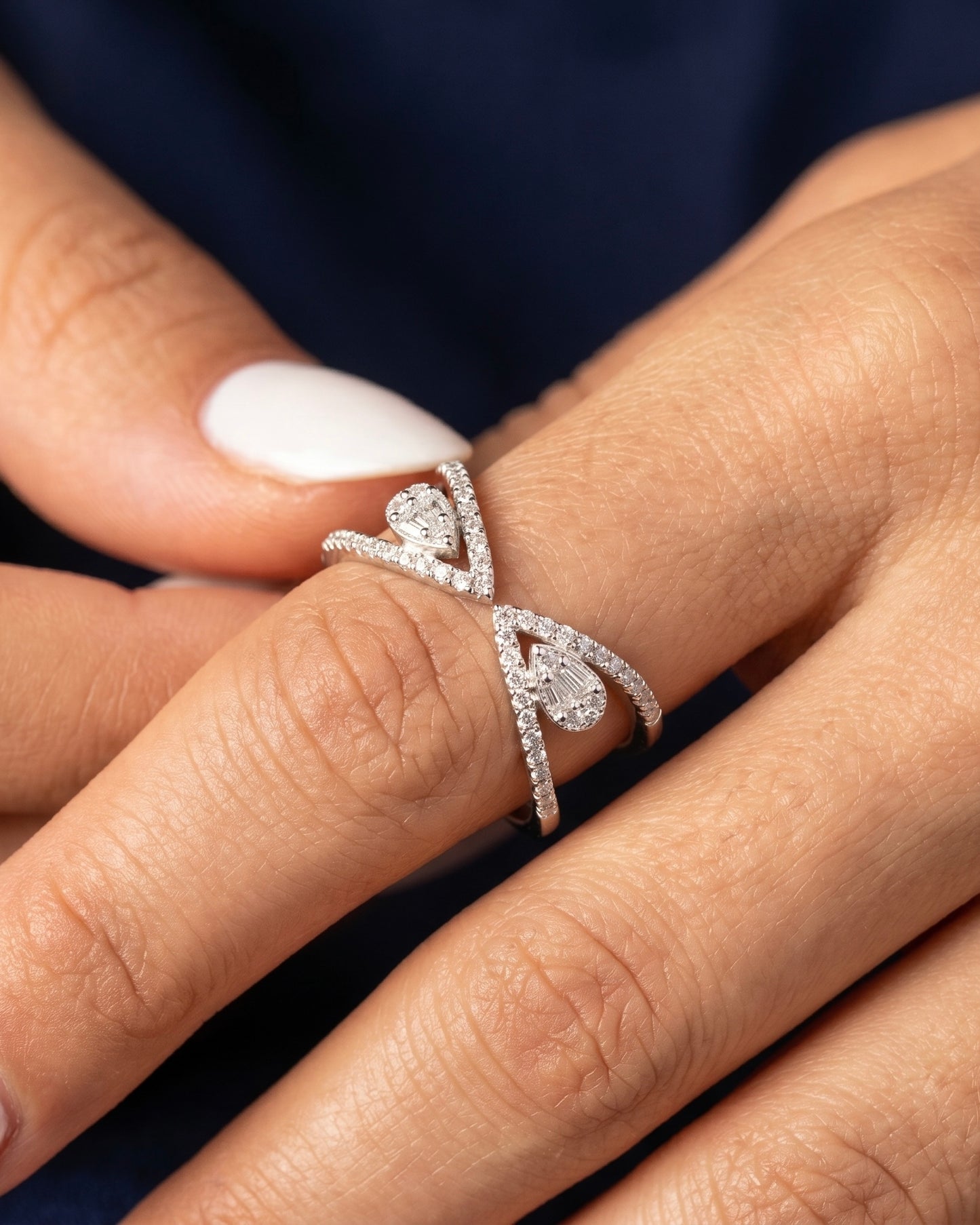 Infinity Aura Adjustable Zircon Ring