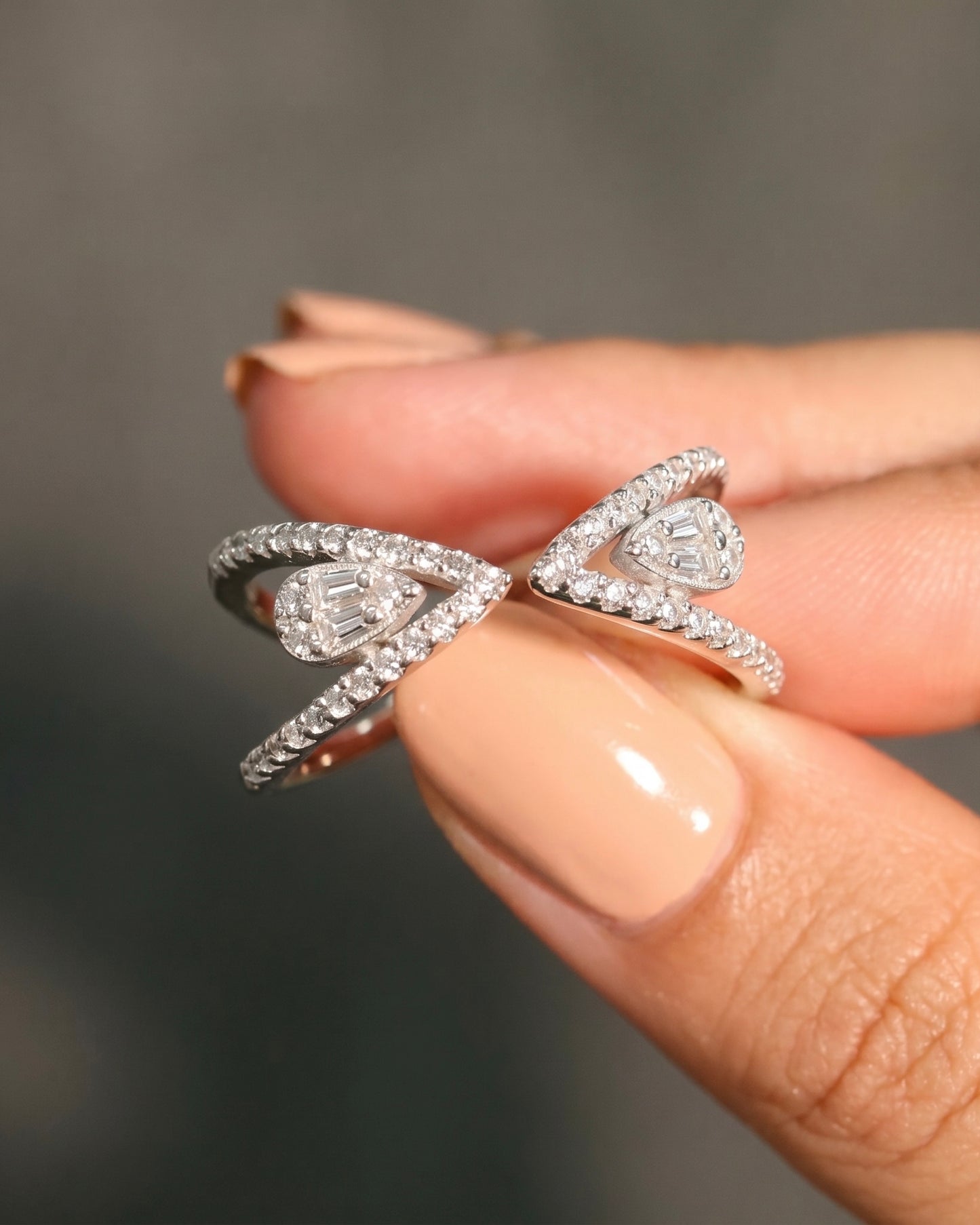 Infinity Aura Adjustable Zircon Ring