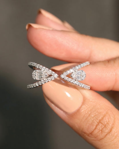 Infinity Aura Adjustable Zircon Ring