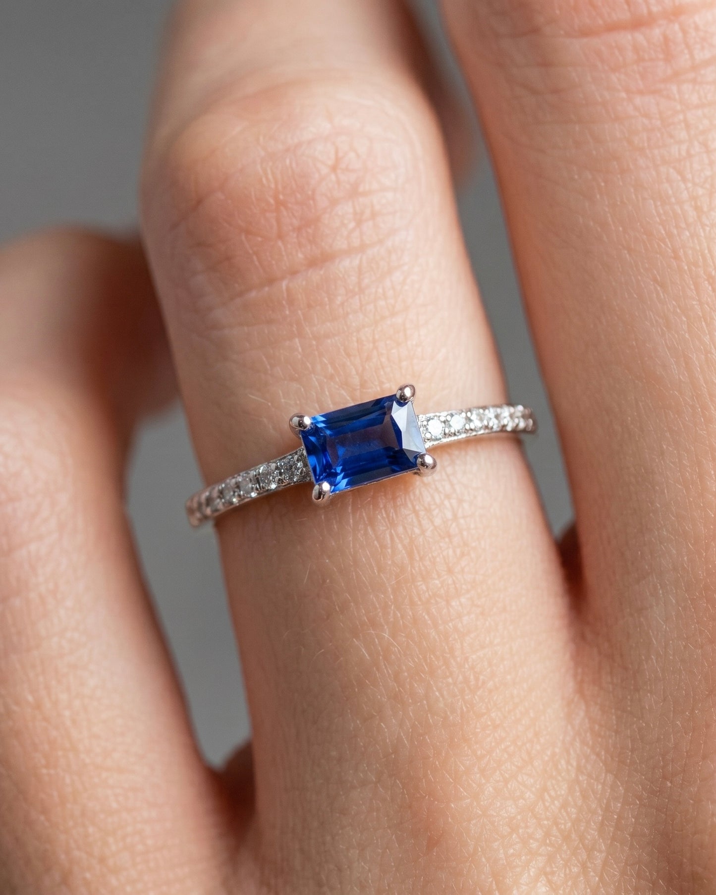Royal Blue Sapphire Ring