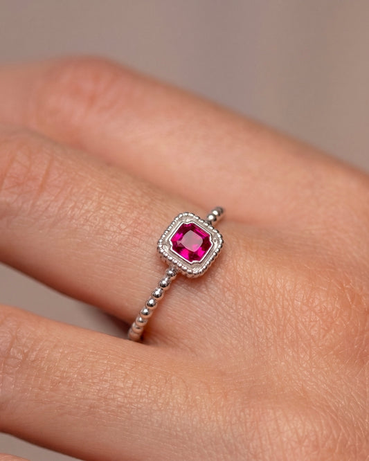 Ruby Squared Ring
