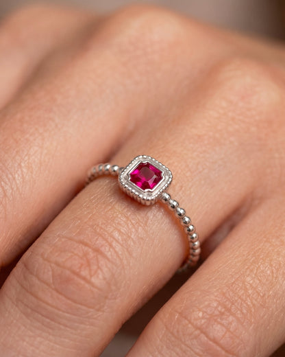 Ruby Squared Ring