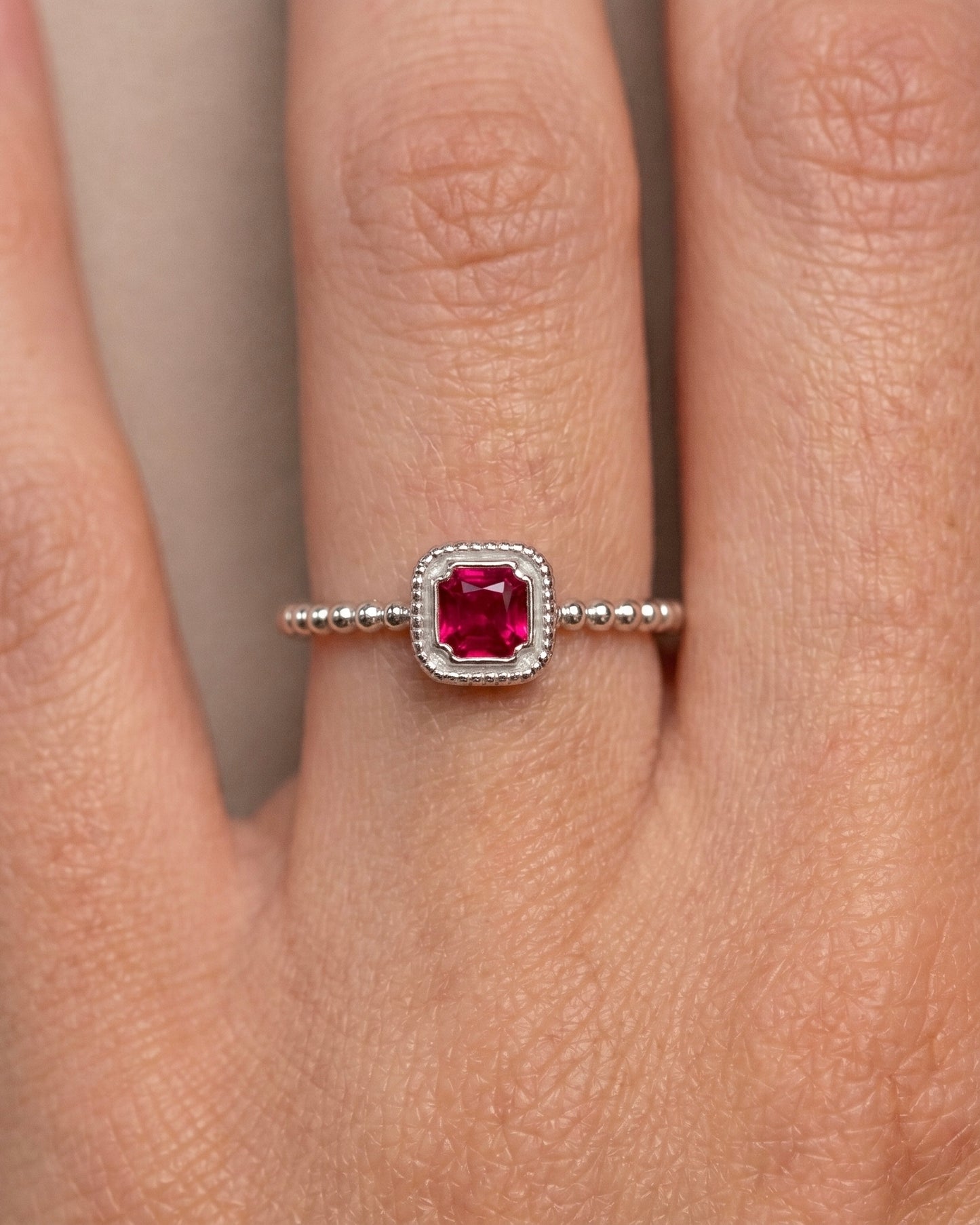 Ruby Squared Ring